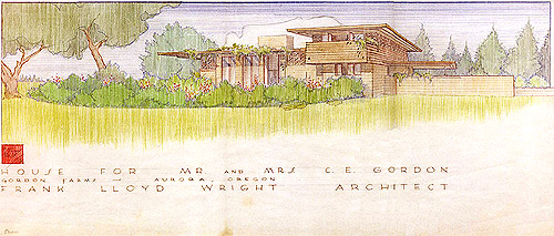 Store Frank Lloyd Wright original architecture poster